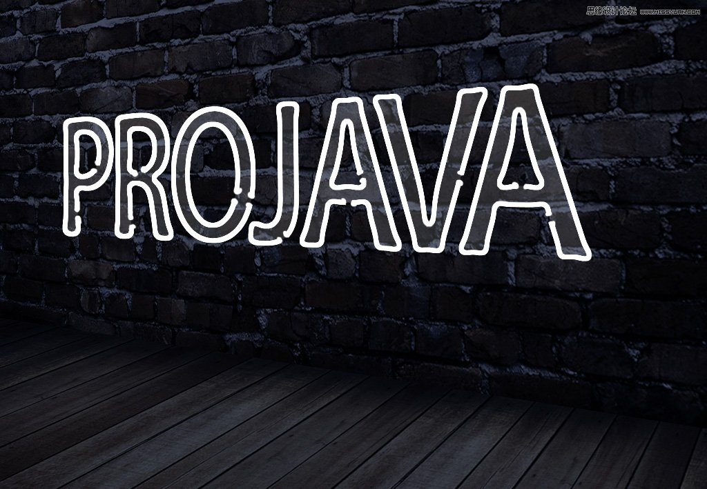 Photoshop制作超酷的藍色霓虹燈效果圖