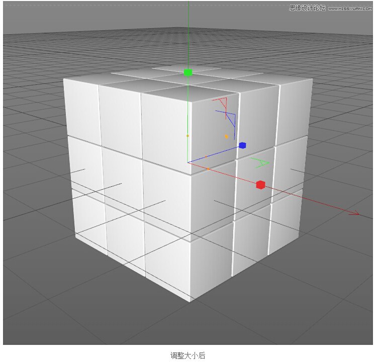 C4D制作質感立體效果的魔方動畫教程