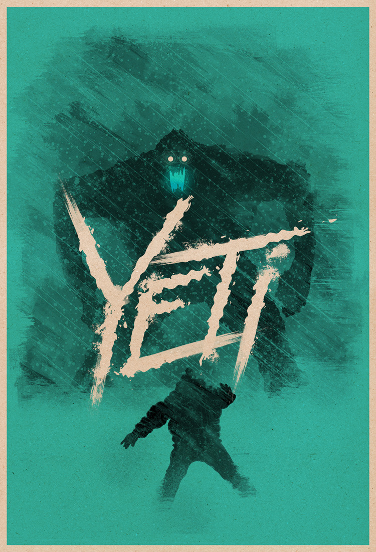 Matthew Griffin插畫風格海報設計