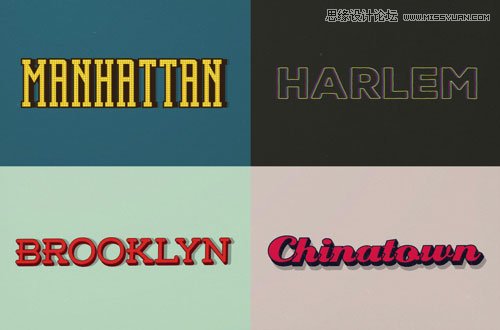 65款有吸引力的PS文字特效免費下載