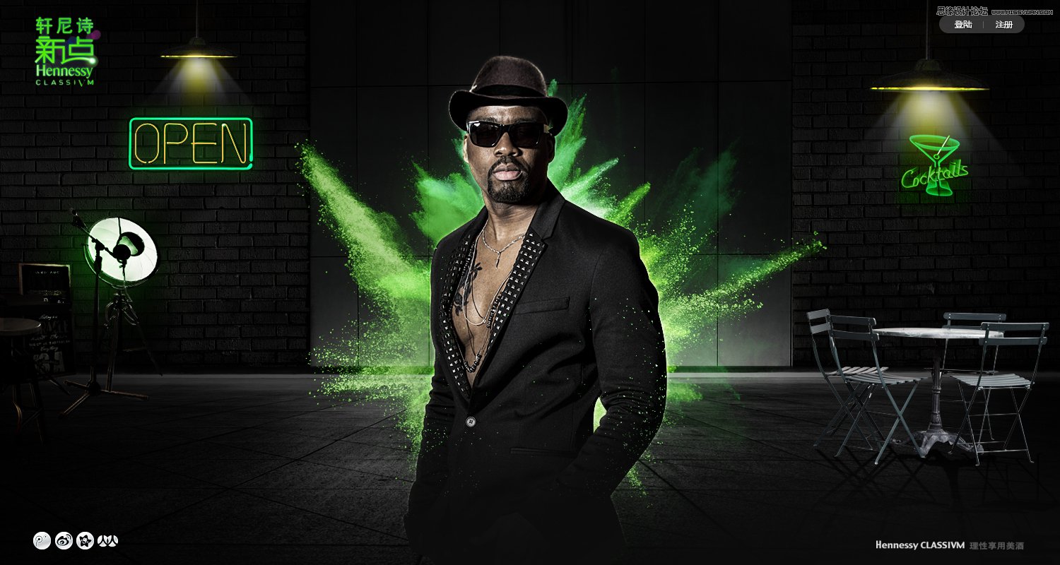 Photoshop�ϳɄ�(chu��ng)���܎��Ԋ(sh��)�ưɾW(w��ng)�(y��)ģ��