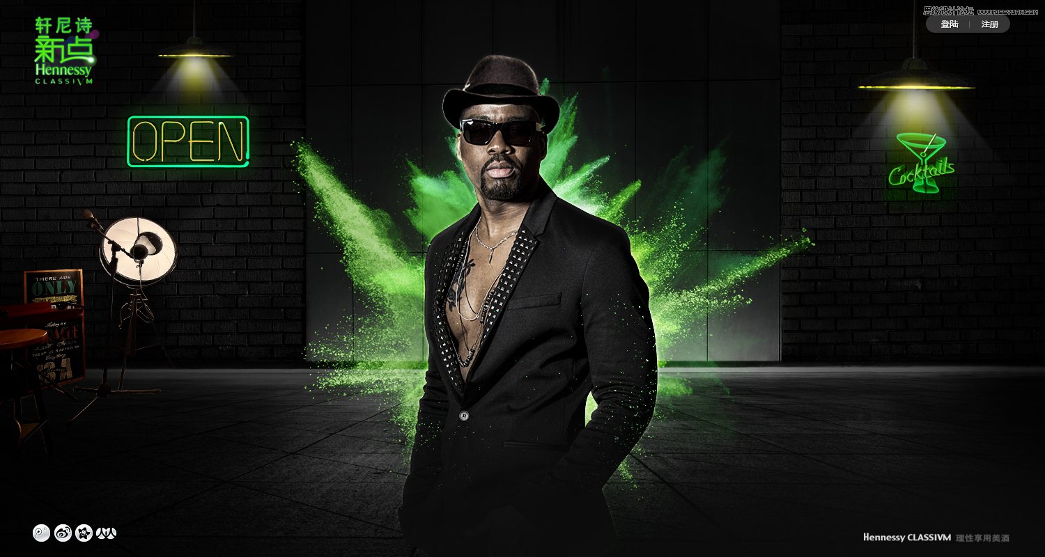 Photoshop�ϳɄ�(chu��ng)���܎��Ԋ(sh��)�ưɾW(w��ng)�(y��)ģ��