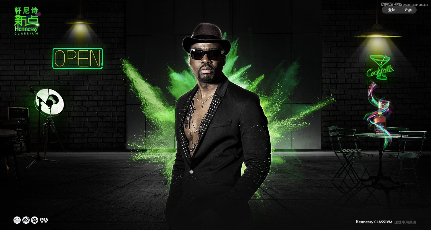 Photoshop�ϳɄ�(chu��ng)���܎��Ԋ(sh��)�ưɾW(w��ng)�(y��)ģ��