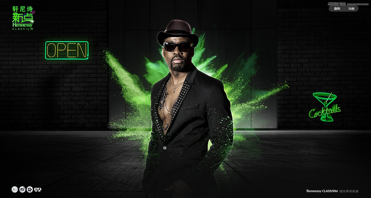 Photoshop�ϳɄ�(chu��ng)���܎��Ԋ(sh��)�ưɾW(w��ng)�(y��)ģ��