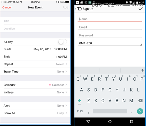 4種iOS中UI元素的可用性問題及優化建議