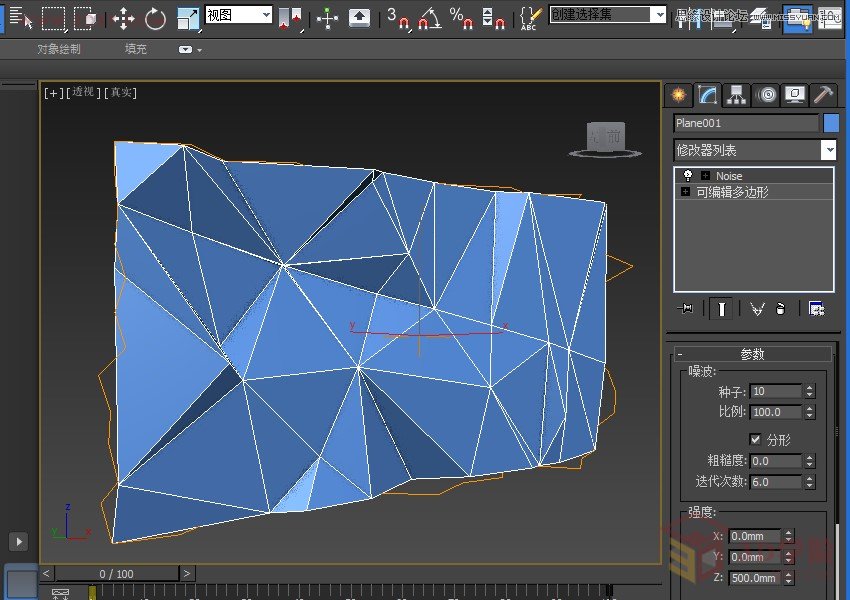 3dsMax�����r�еĵͶ�߅�α���Ч��