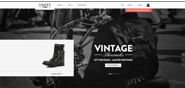 20個國外品牌電子商務網站設計欣賞