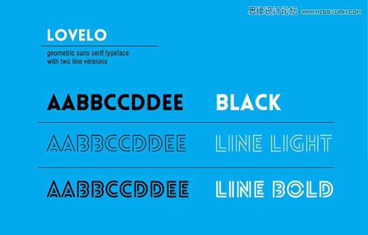 20款國外優秀設計師的頂尖字體打包下載