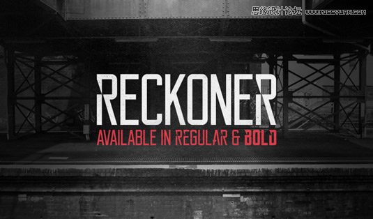 20款國外優秀設計師的頂尖字體打包下載