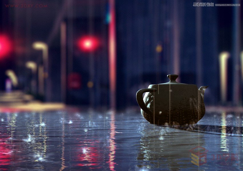 3dMAX巧用粒子流創建雨景特效教程