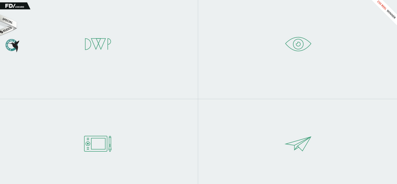 國外優秀線性圖標為主的網頁設計欣賞