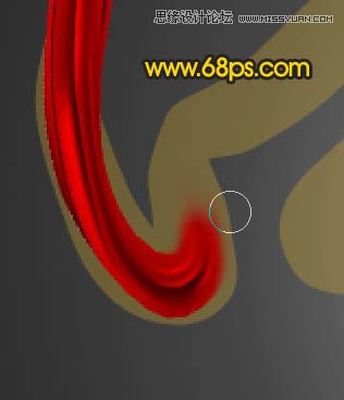 Photoshop制作中秋節飄帶藝術字教程