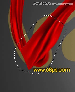 Photoshop制作中秋節飄帶藝術字教程