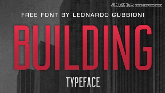 Building 23款國外優秀時尚的頂尖英文字體打包下載