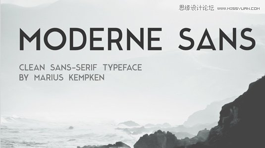 Moderne Sans 23款國外優秀時尚的頂尖英文字體打包下載