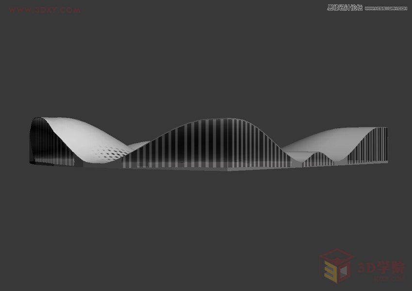 3DMAX利用Poly制作異形體育館建筑效果