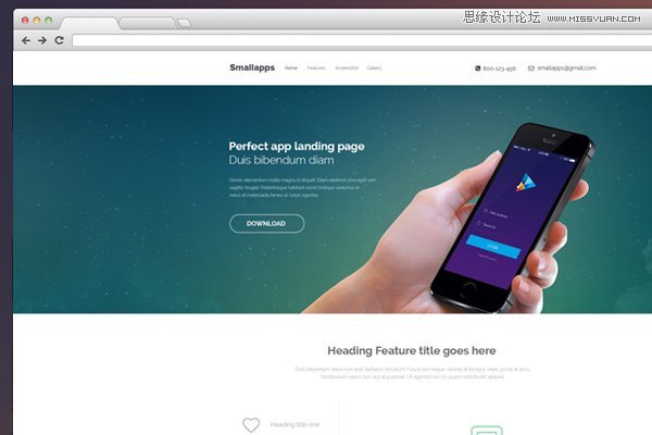 25款值得收藏的優秀網站模板免費下載