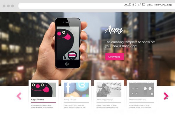 25款值得收藏的優秀網站模板免費下載