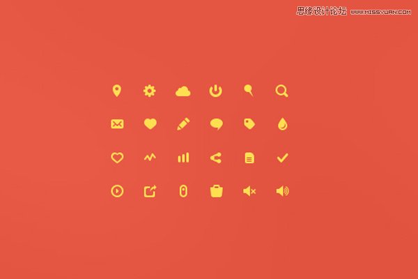 32組超精致的時尚網頁圖標素材免費下載