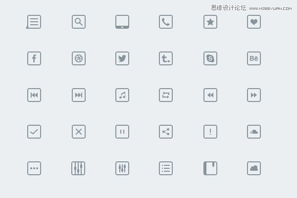 32組超精致的時尚網頁圖標素材免費下載