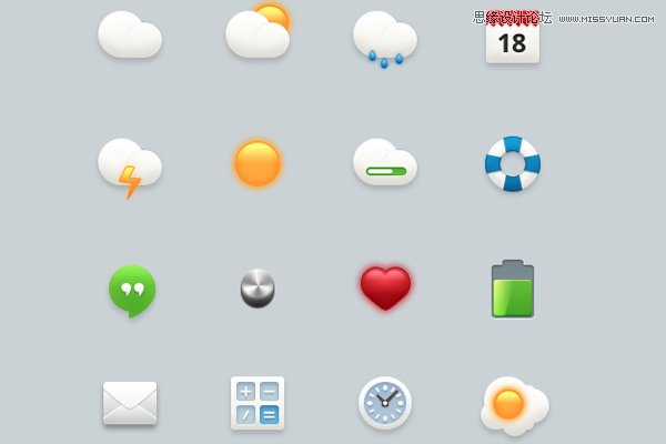 32組超精致的時尚網頁圖標素材免費下載