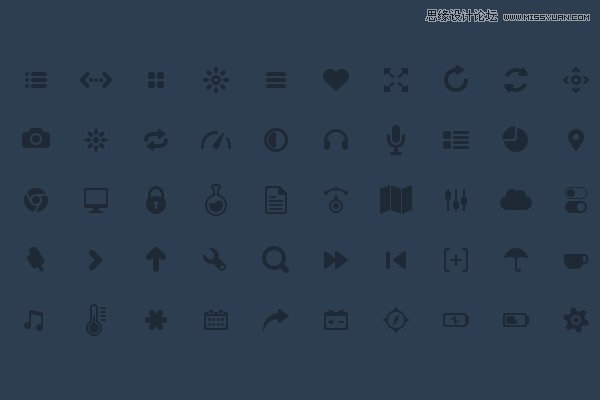 32組超精致的時尚網頁圖標素材免費下載