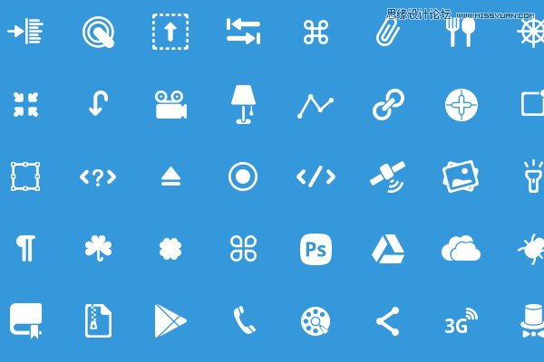 32組超精致的時尚網頁圖標素材免費下載