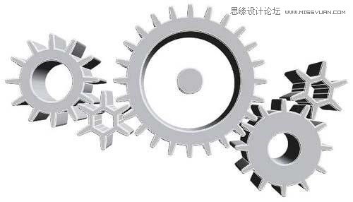 CorelDRAW繪制逼真的立體齒輪教程