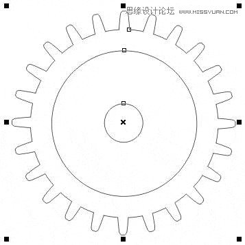 CorelDRAW繪制逼真的立體齒輪教程