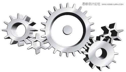 CorelDRAW繪制逼真的立體齒輪教程