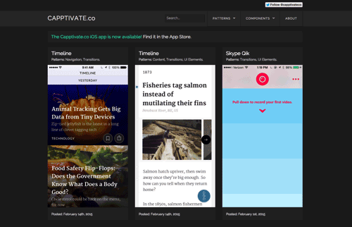 9個移動動效設計必備的靈感收集站