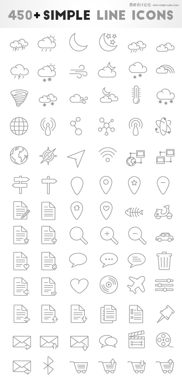 1000多款最新的優質矢量圖標打包下載