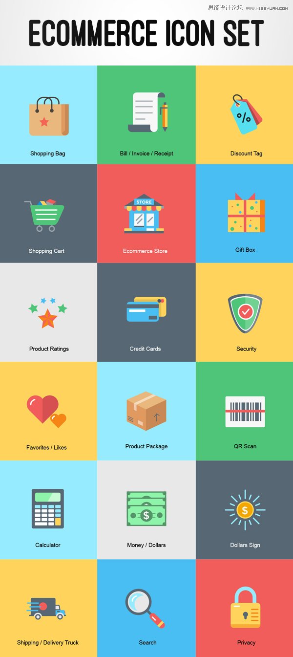 1000多款最新的優質矢量圖標打包下載