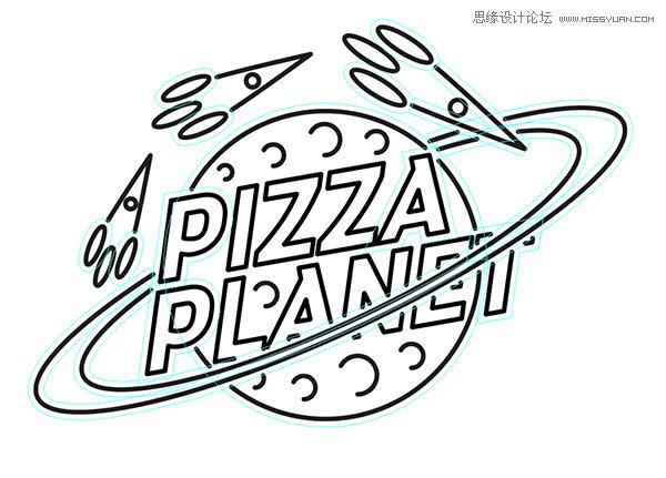 Photoshop結合AI制作時尚閃爍霓虹燈動畫效果