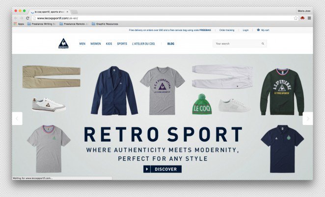 精選潮流時尚的優秀電商網站設計欣賞