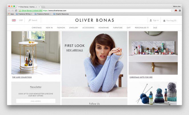 精選潮流時尚的優秀電商網站設計欣賞