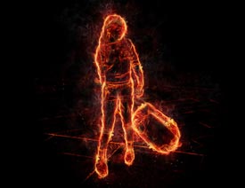 Photoshop�o������Ƭ�����ɻ���ȼ��Ч���D