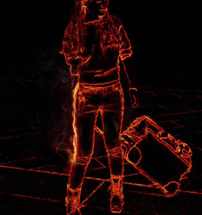 Photoshop�o������Ƭ�����ɻ���ȼ��Ч���D