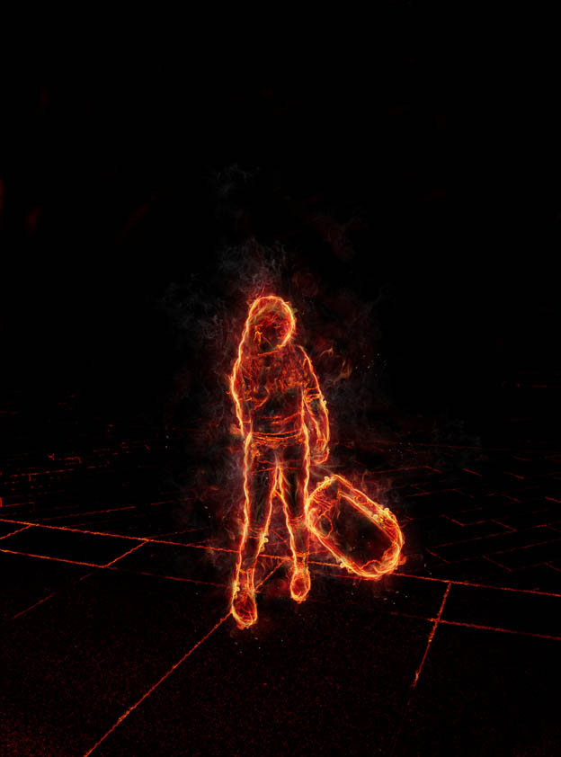 Photoshop�o������Ƭ�����ɻ���ȼ��Ч���D