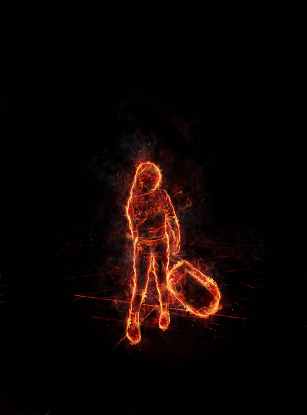 Photoshop�o������Ƭ�����ɻ���ȼ��Ч���D