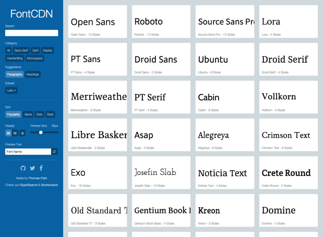 詳細解析谷歌字體在線搜索神器分享
