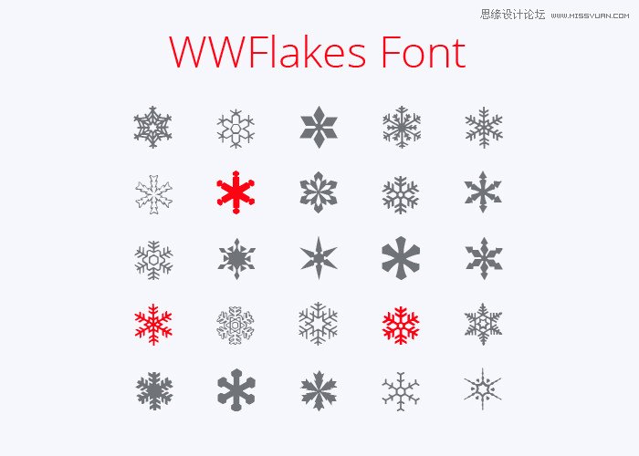 20款令人驚喜的圣誕節主題字體打包下載