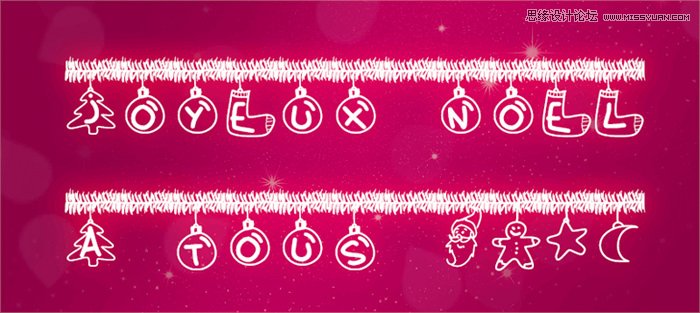 20款令人驚喜的圣誕節主題字體打包下載