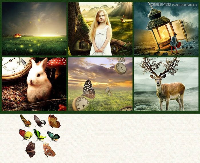 Photoshop合成童話世界的小女孩場(chǎng)景海報(bào)