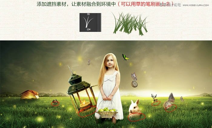 Photoshop�ϳ�ͯԒ�����СŮ����������