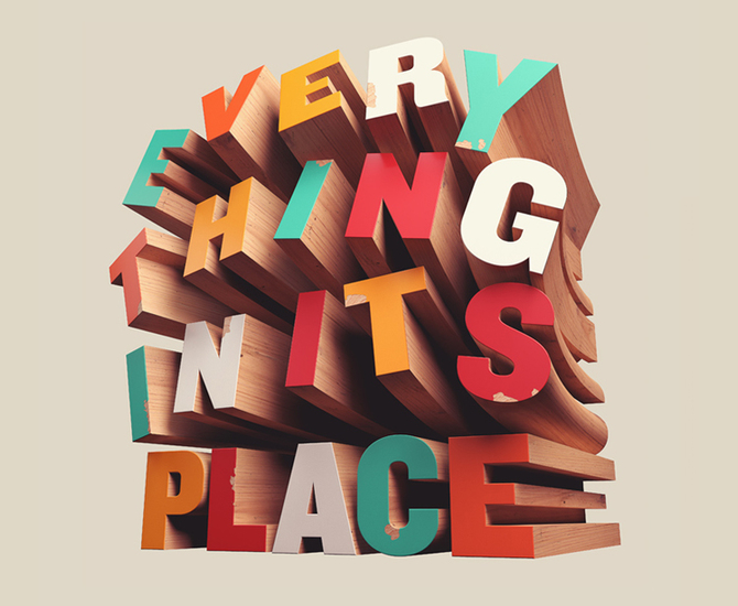 30款創意風格的國外3D立體字設計欣賞