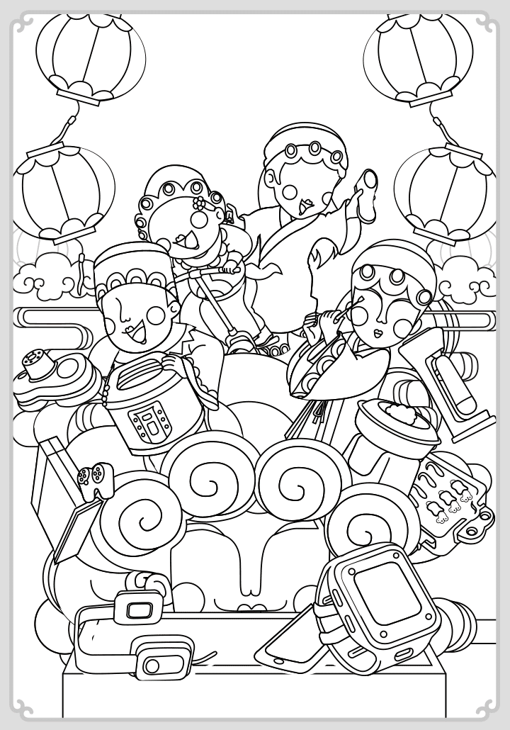 阿里年貨節插畫海報是怎么設計出來的