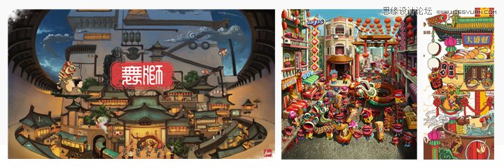 阿里年貨節插畫海報是怎么設計出來的