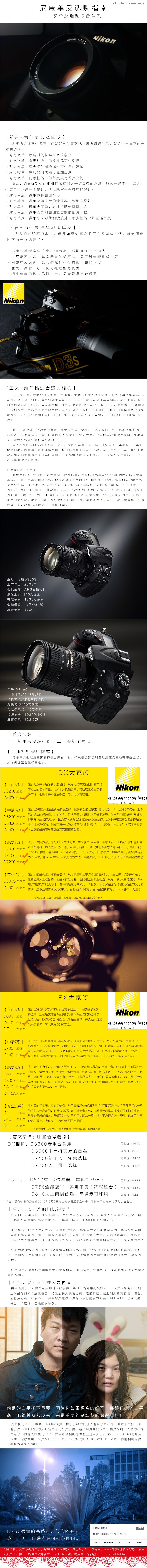 尼康相機選購指南及單反選購必備常識