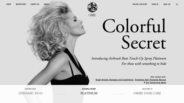 精選國外文字排版優秀的國外網站設計